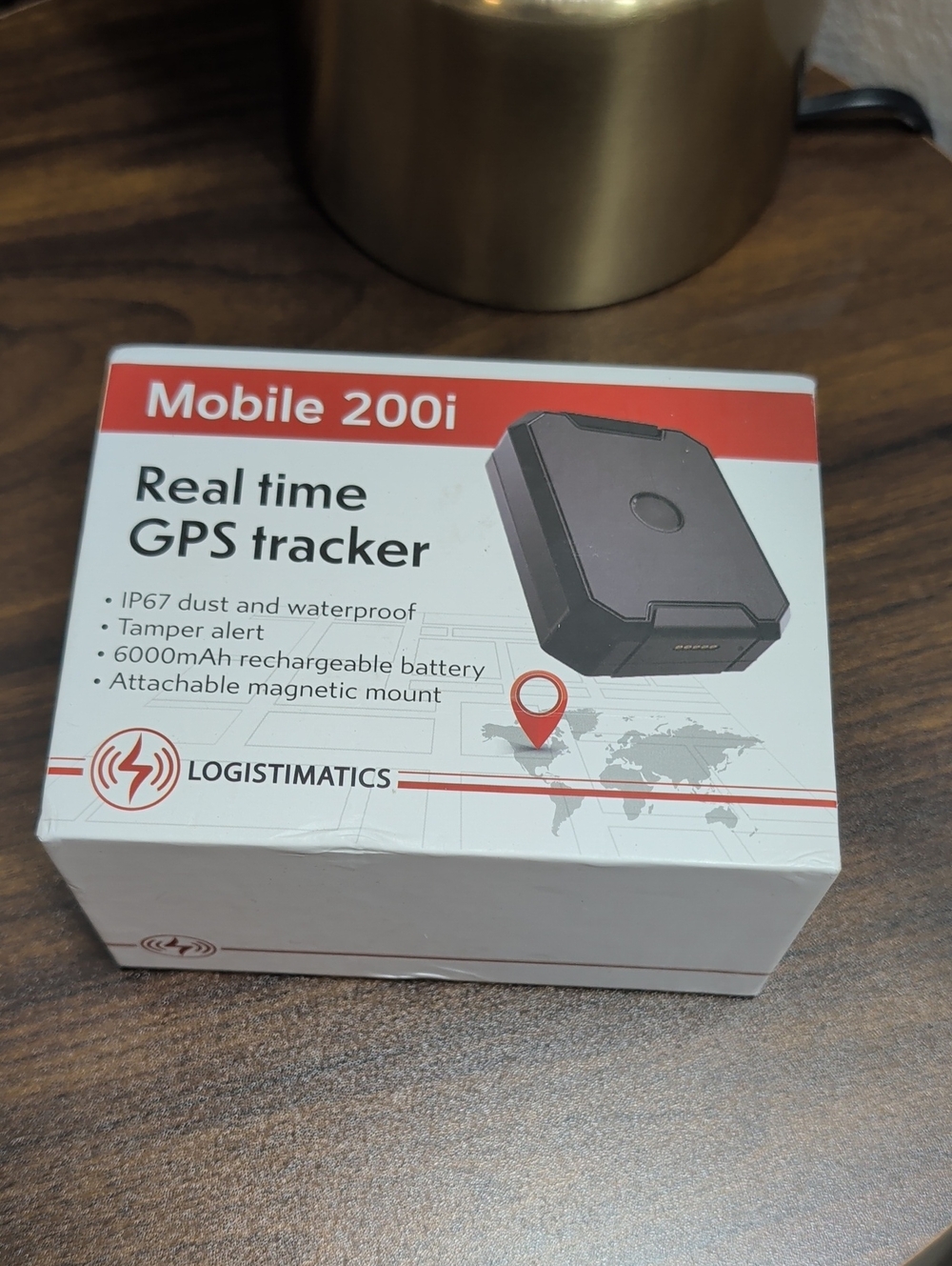 Logistimatics Mobile-200i Real-Time GPS Tracker & Live Audio Monitor
